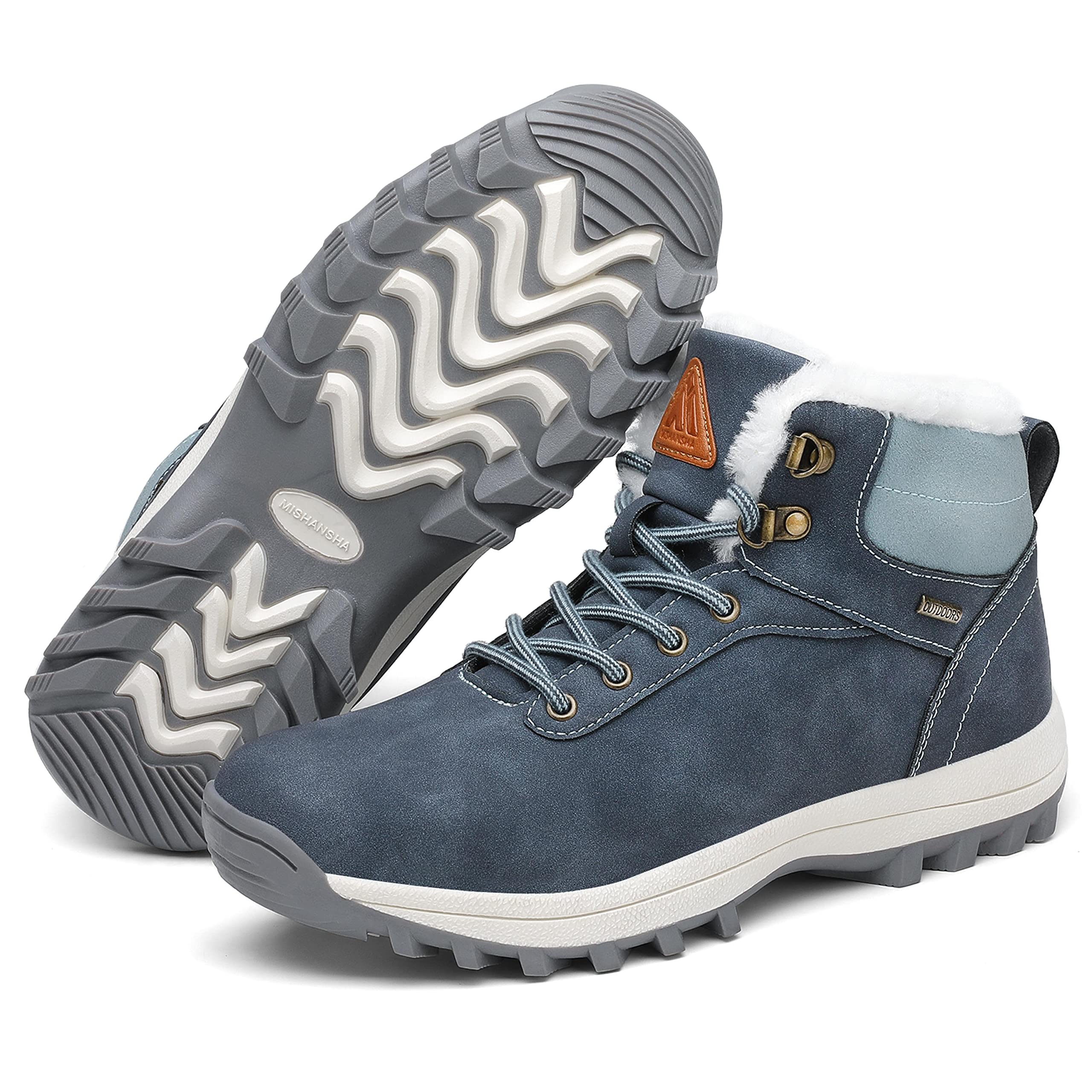 Pastaza Stivali da Neve Uomo Donna Trekking Scarpe Inverno Impermeabili Outdoor Pelliccia Sneakers