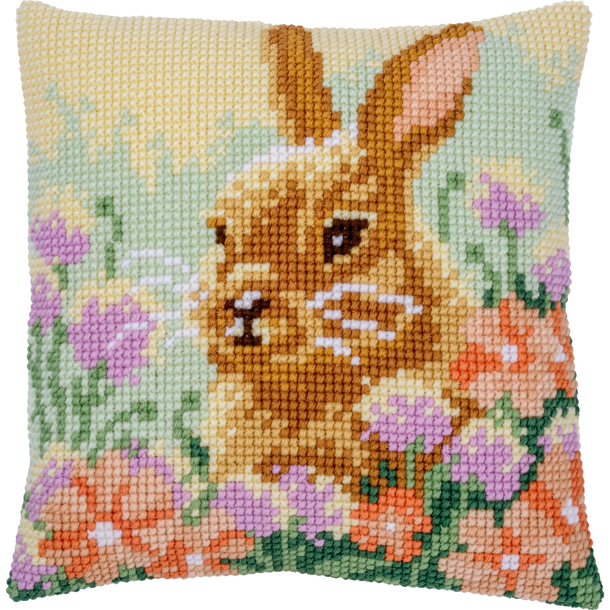 Kit complet de broderie lapin à offrir en cadeau DIY pour passionné d'art