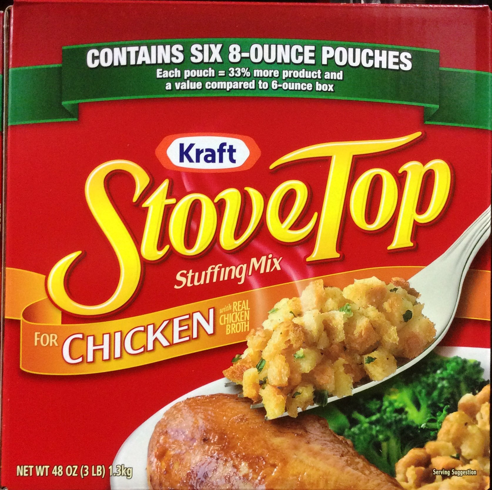 Chicken Broth Stove Top Stuffing Baked Chicken Recipe Top Stuffing