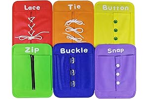 Dress Learning Boards for Toddlers Montessori Basic Life Skills Practice