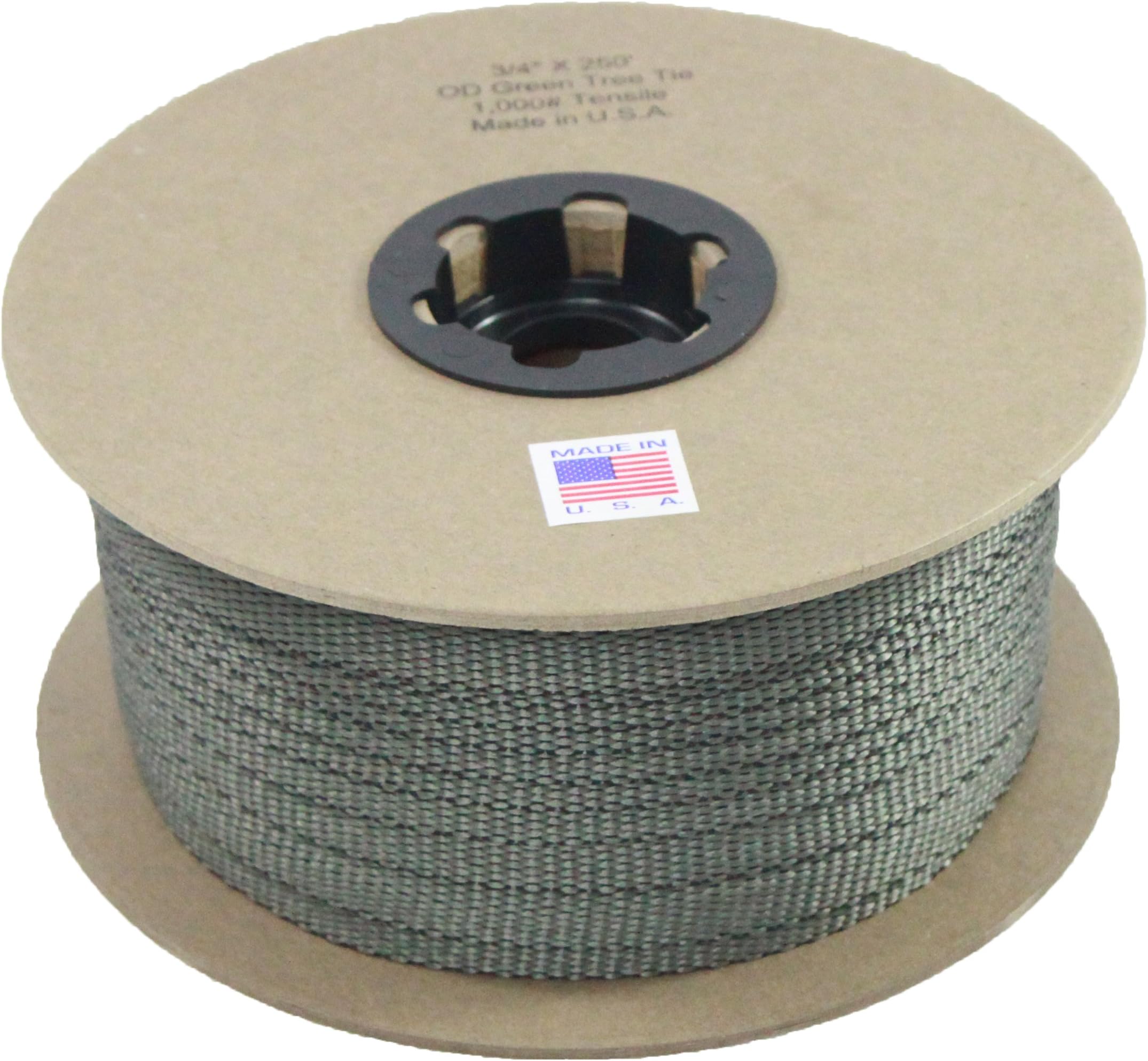 Cajun Tree Tie โ 3/4 Inch, 1,000 lb, Soft Polypropylene, Staking and Guying, UV Protected, Made in USA, 250 ft