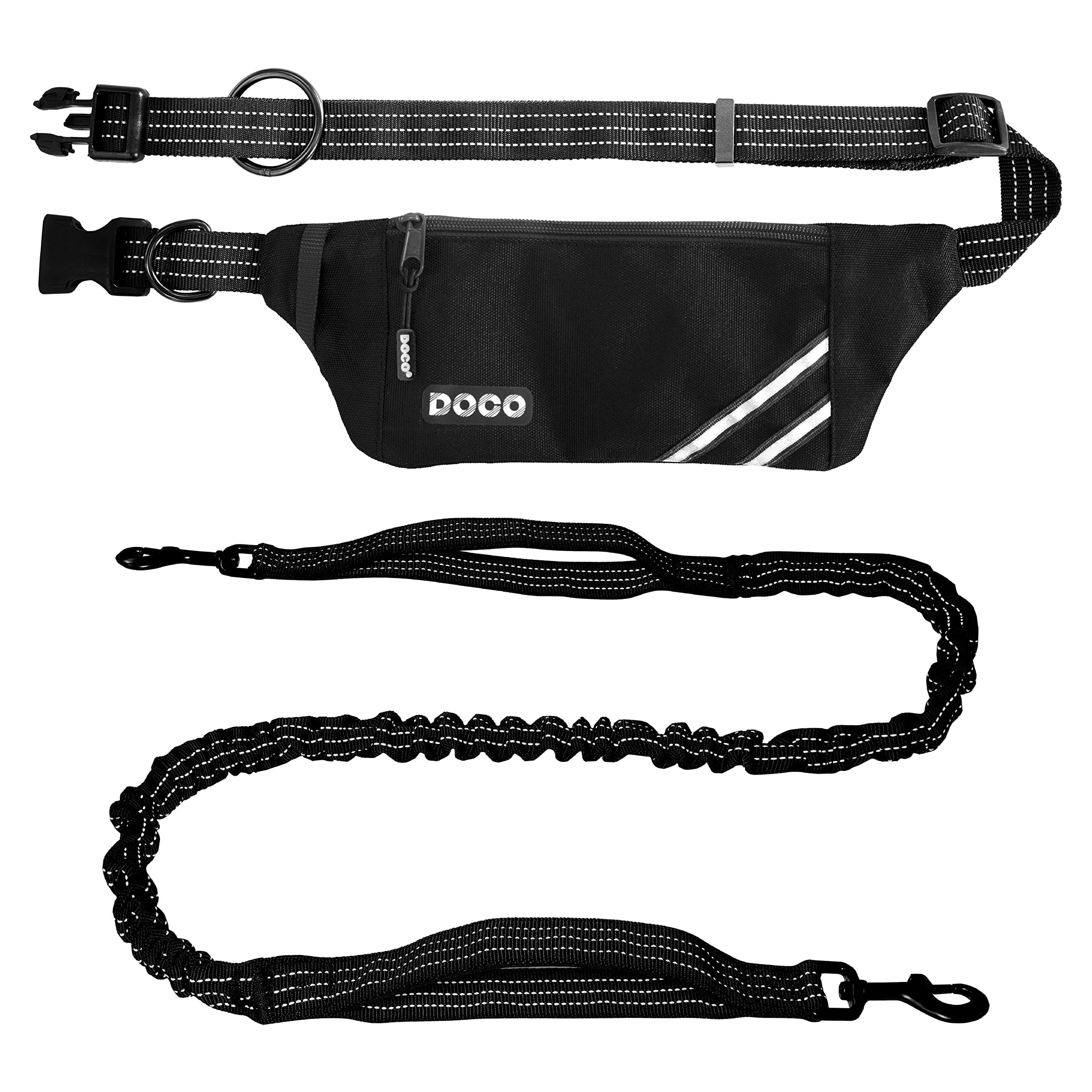 Ceinture de jogging pour chien pour courir sans douleur ni traction lombaire