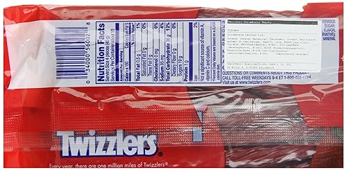 Miniatura 7 de Twizzlers Twists (Fresa, Bolsas de 16 onzas, pack de 6)