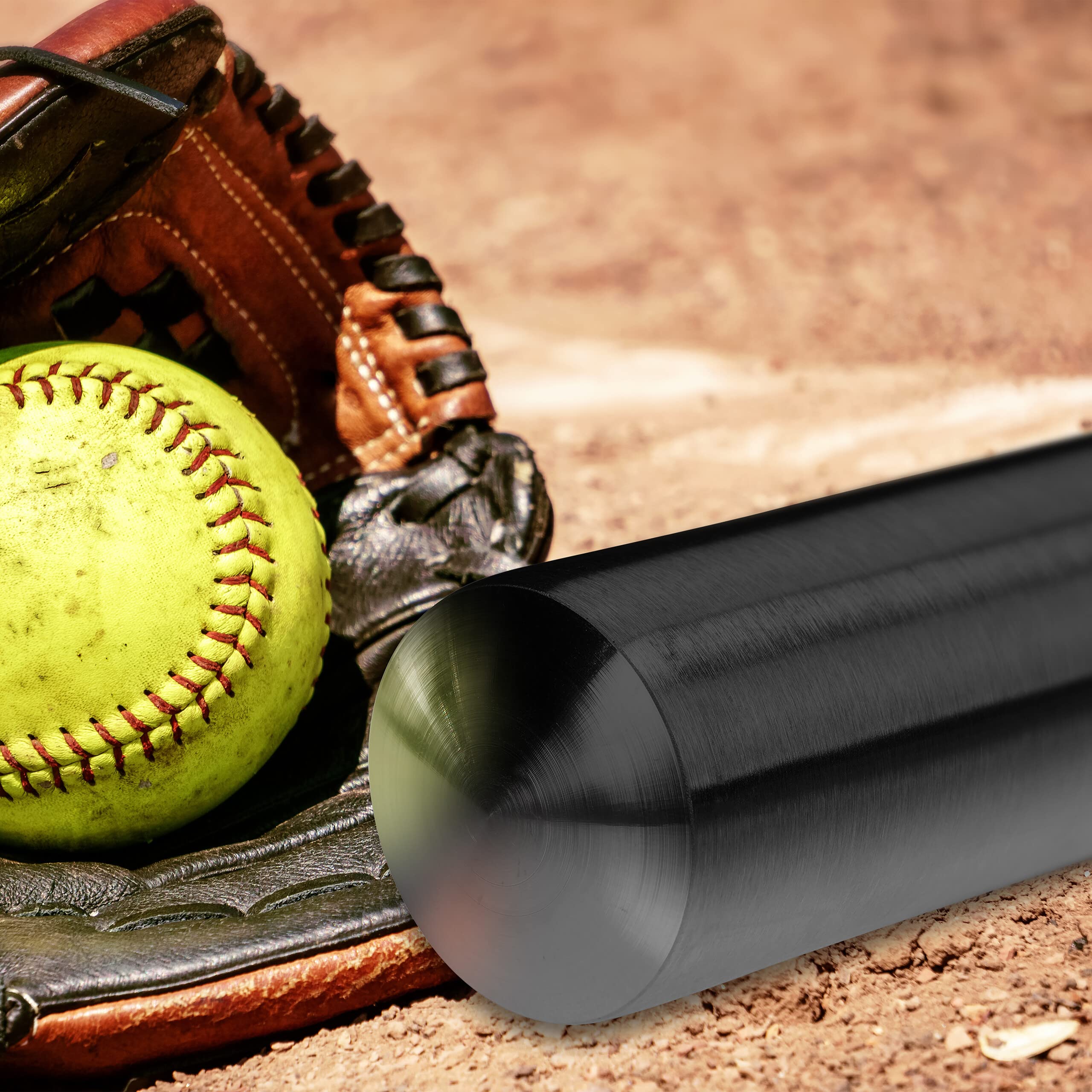 Relaxdays honkbalknuppel aluminium, 34 inch/ 86 cm, antislip, lichtgewicht, voor hobby & vrije tijd, baseball bat, zwart Relaxdays honkbalknuppel aluminium, 34 inch/ 86 cm, antislip, lichtgewicht, voor hobby & vrije tijd, baseball bat, zwart