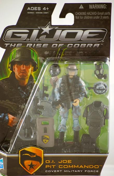 Amazon.com: Hasbro G.I. Joe The Rise of Cobra G.I. Joe Pit Commando Covert  Militar : Juguetes y Juegos