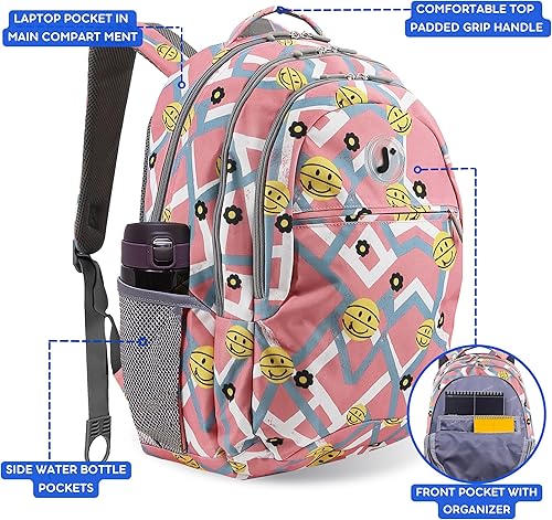 Miniatura 3 de J World New York Mochila para portátil Cornelia, Baloncesto, Tamaño único, Mochila escolar Cornelia para niños. Linda mochila para laptop para mujer