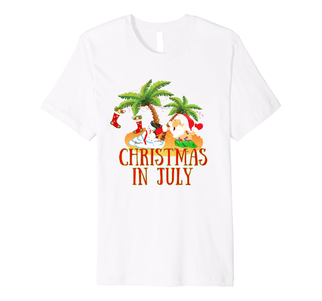 Christmas in july shirts Clearance