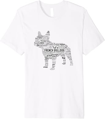Mens french bulldog t shirt Clearance