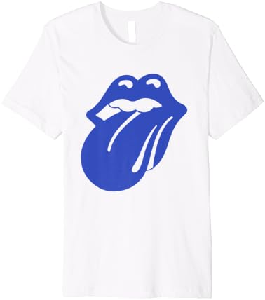 Blue rolling stones t shirt Clearance
