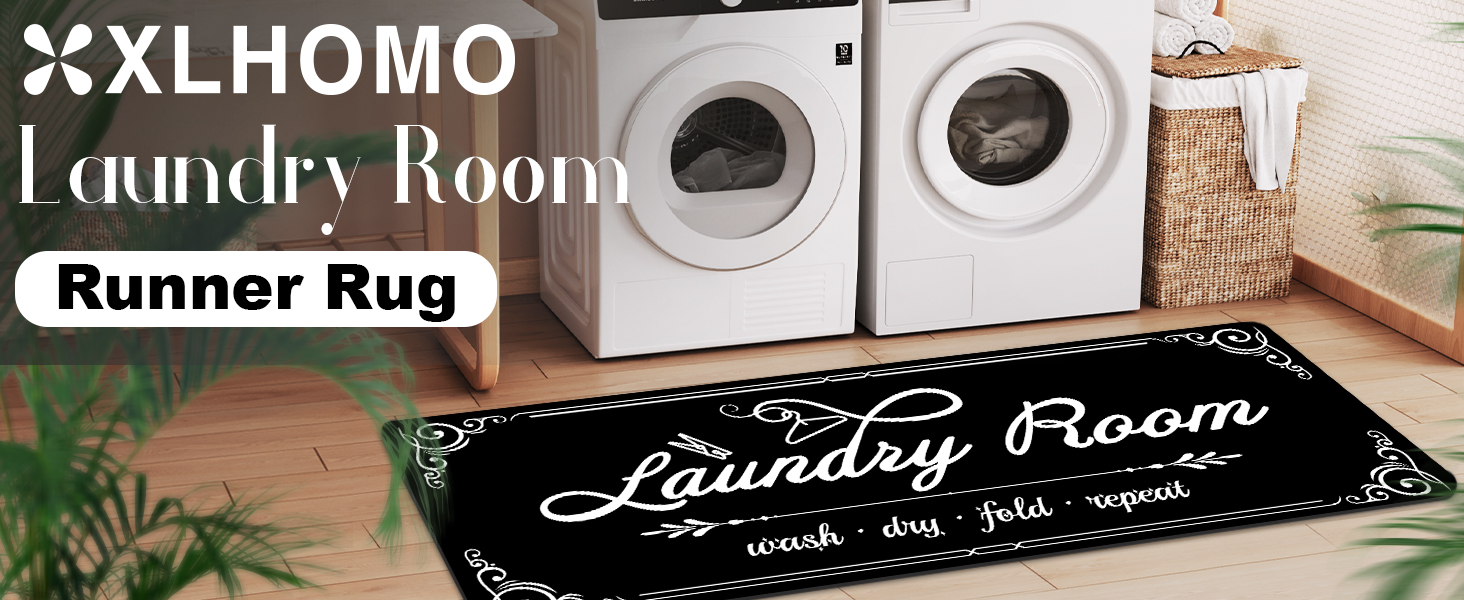 Amazon.com: Laundry Room Rug Runner, 17.7