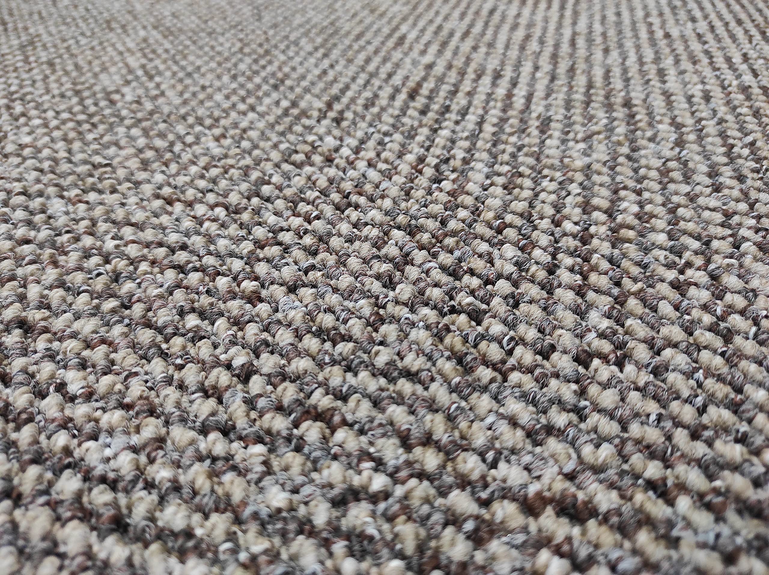 Tadi & Imperio1979 Alfombra Lisa para salón, rústica Efecto Yute Natural sin Pelo también para habitación Dormitorio o Cocina, Color Taupe. 140x200