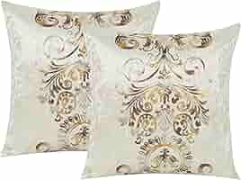Amazon.co.jp: akindou ヨーロッパ風 クッションカバー 2枚
