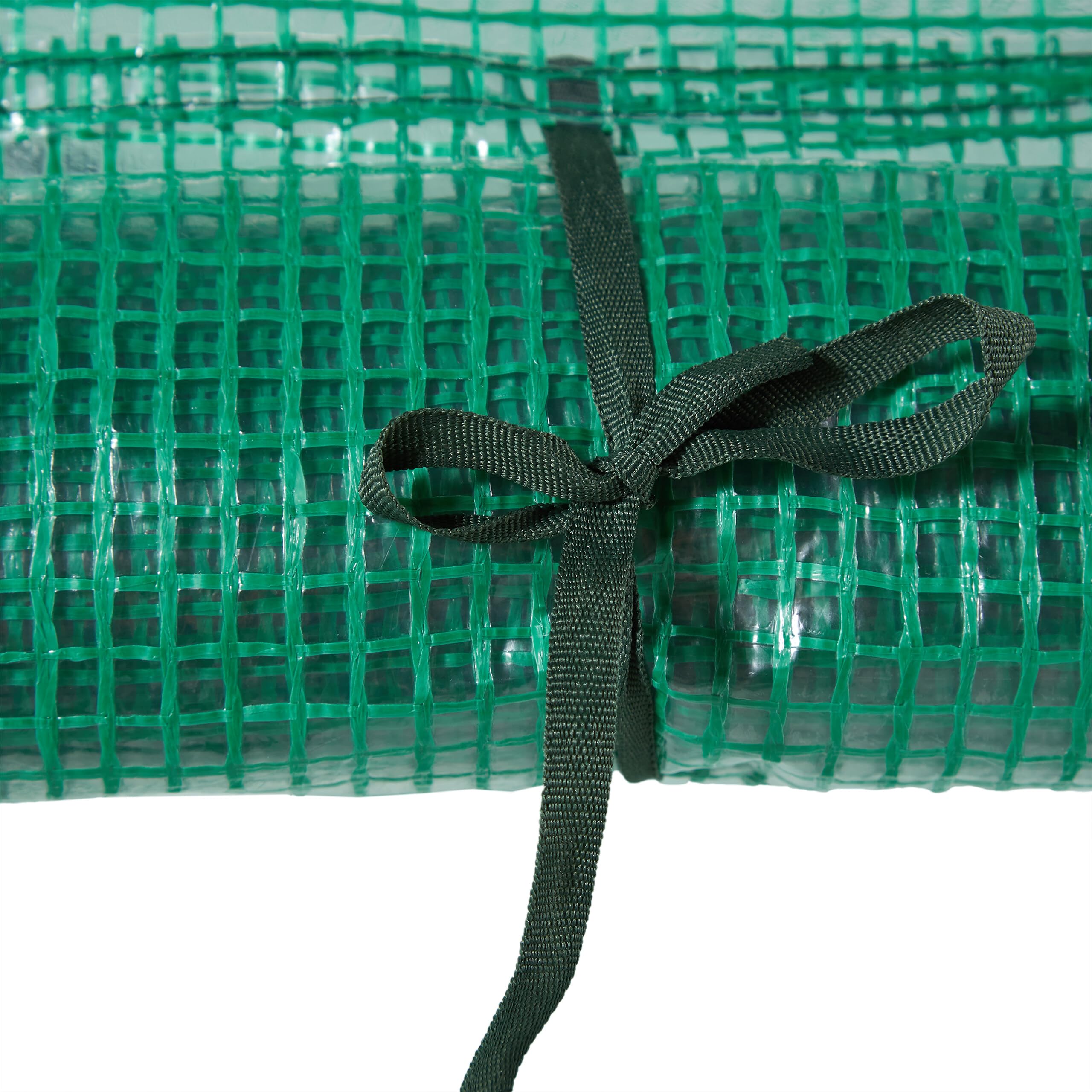 Relaxdays Serra da Orto per Pomodori, HLP: 154x152x50 cm, Telaio in Ferro e Telo in PE, Copertura Piante Giardino, Verde