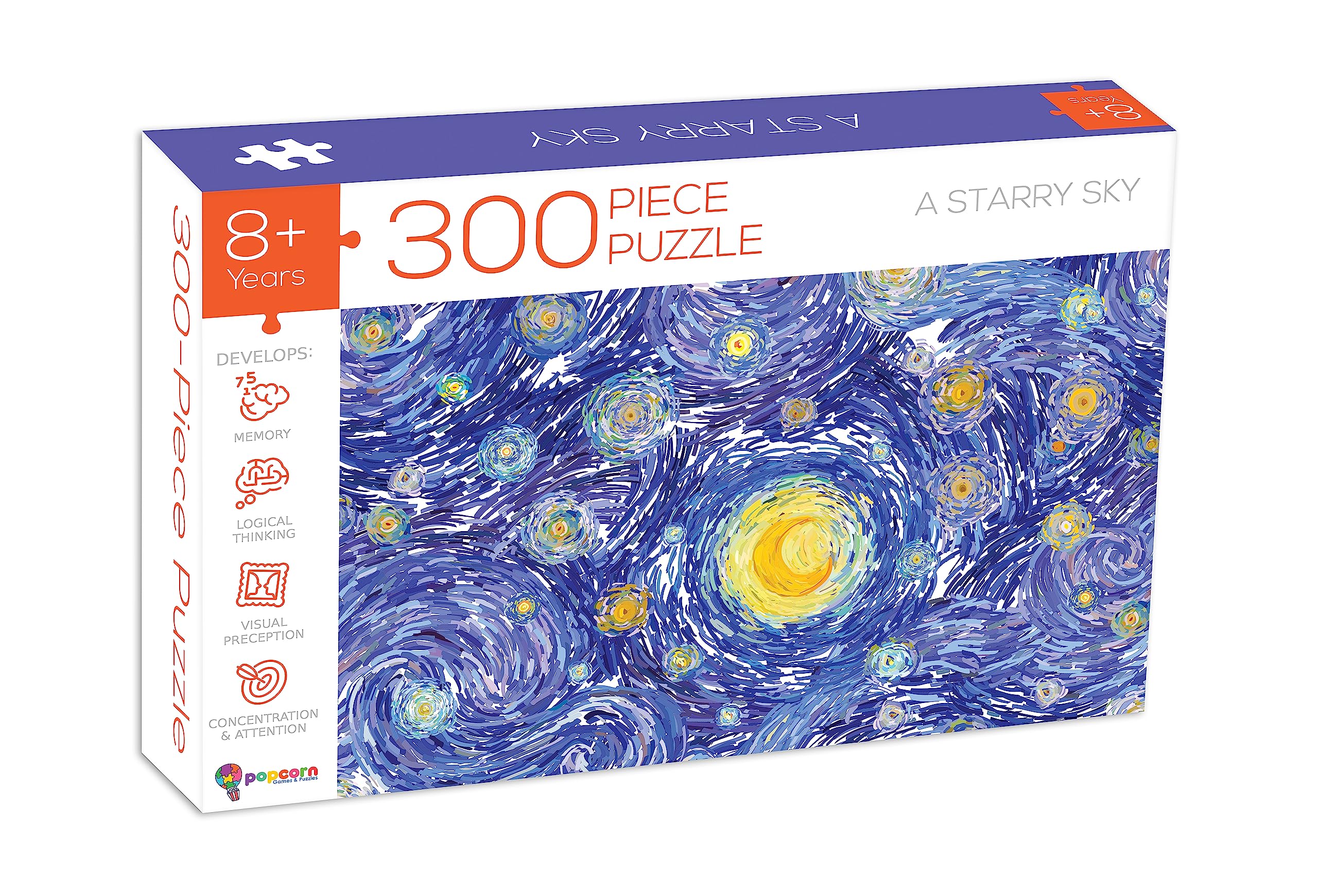 Popcorn Games & Puzzles 300 Piece Puzzle A Starry Sky |Improves Your Child Memory, Logical Thinking, Visual Perception & Concentration (B0C8LX5RY1) Amazon Price History, Amazon Price Tracker