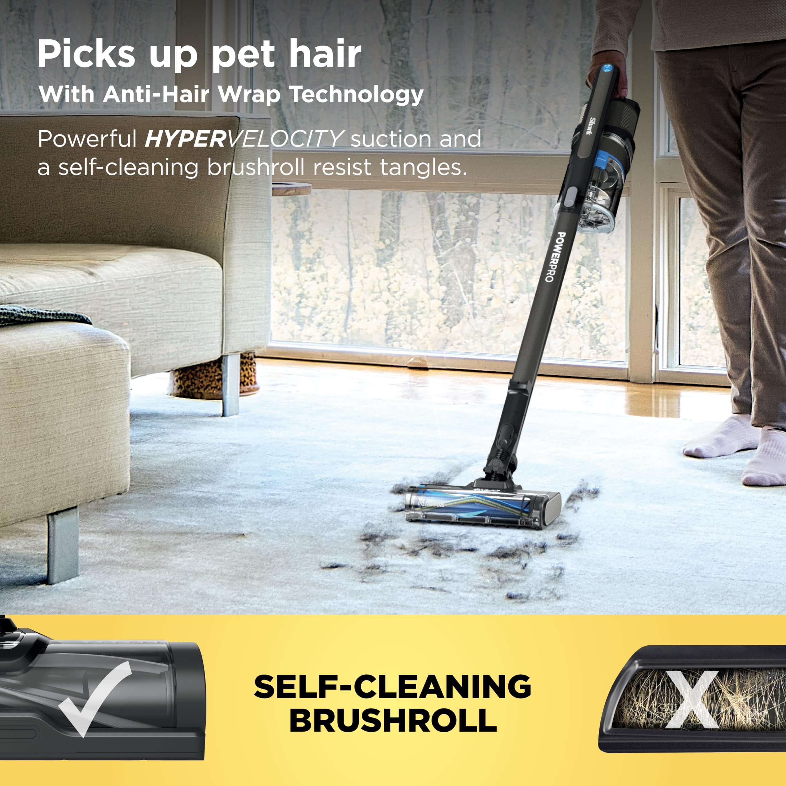 Shark PowerPro Reveal Plus Cordless Vacuum Cleaner - Charcoal - IZ376H view 4