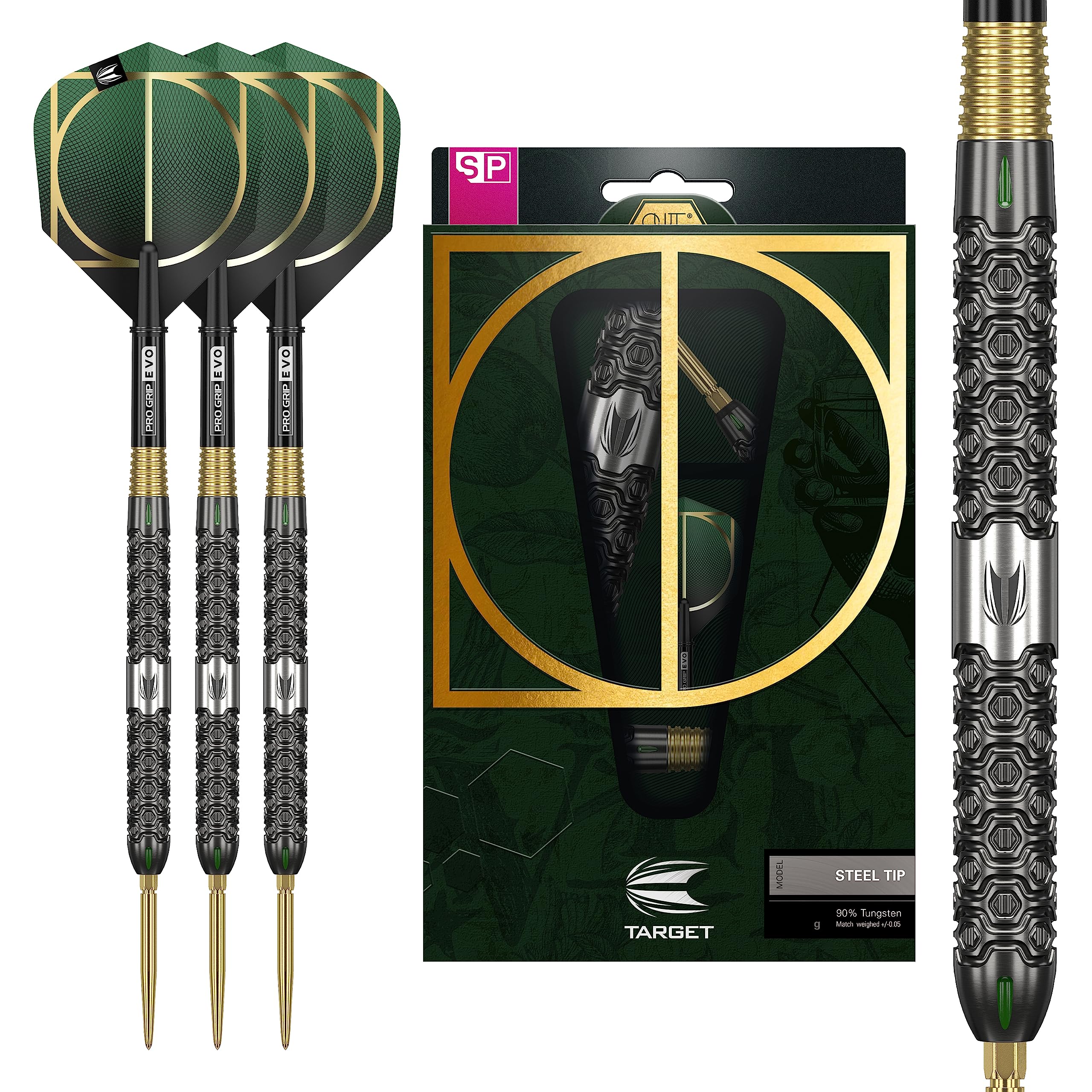 Cult 90% Tungsten Swiss Point Steel Tip Darts Set