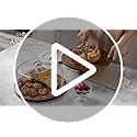 Cake Stand with Dome Lid, Acacia Wood Cake Plate with Cover, Wooden Cake Display Stand with Acrylic Dome - Footed - Image 8