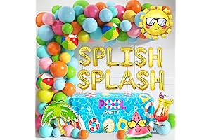 Tropical Hawaiian Luau Splish Splash Balloon Garland Arch Kit
