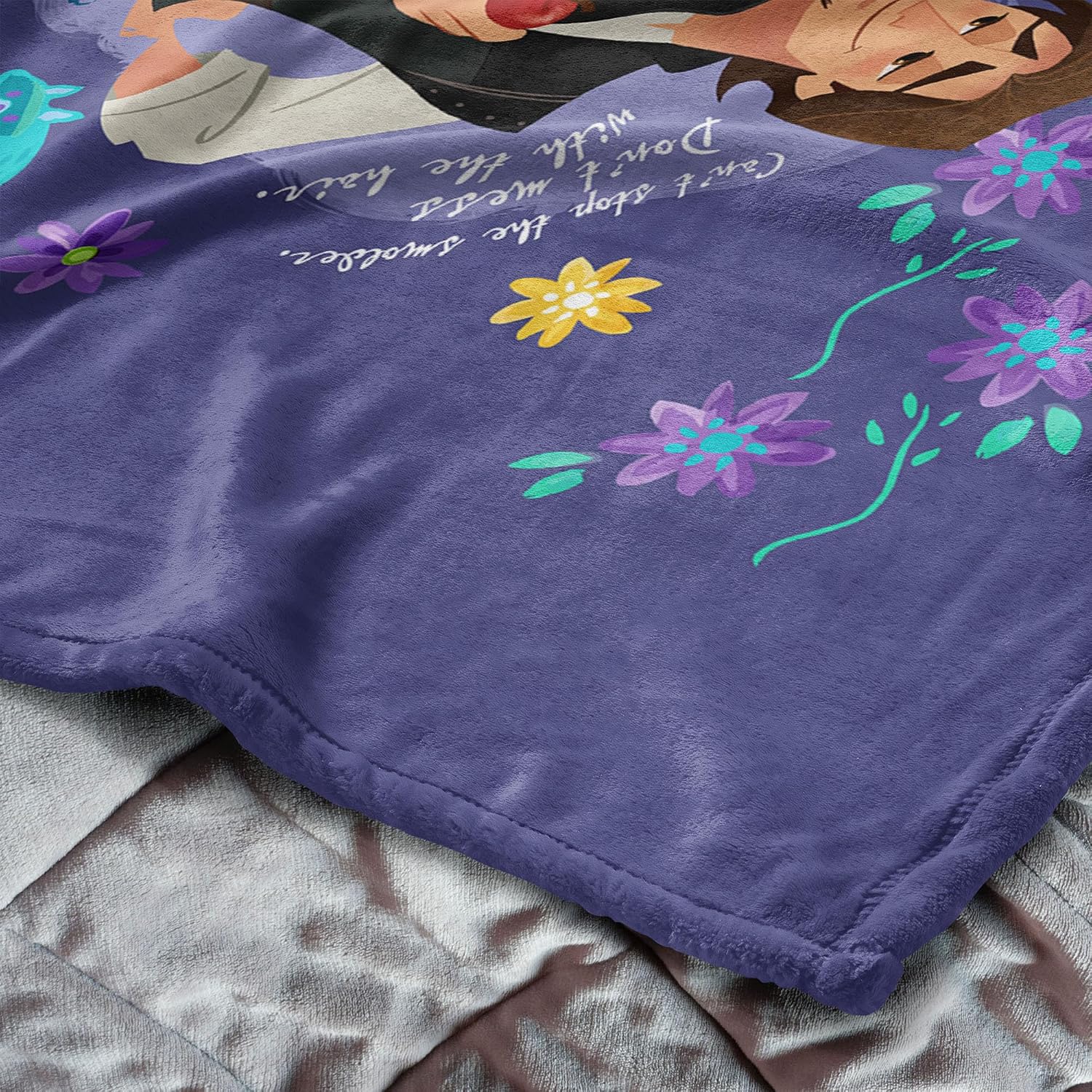 Disney Tangled Storytime Silk Touch Throw Blanket, 50x60 inches