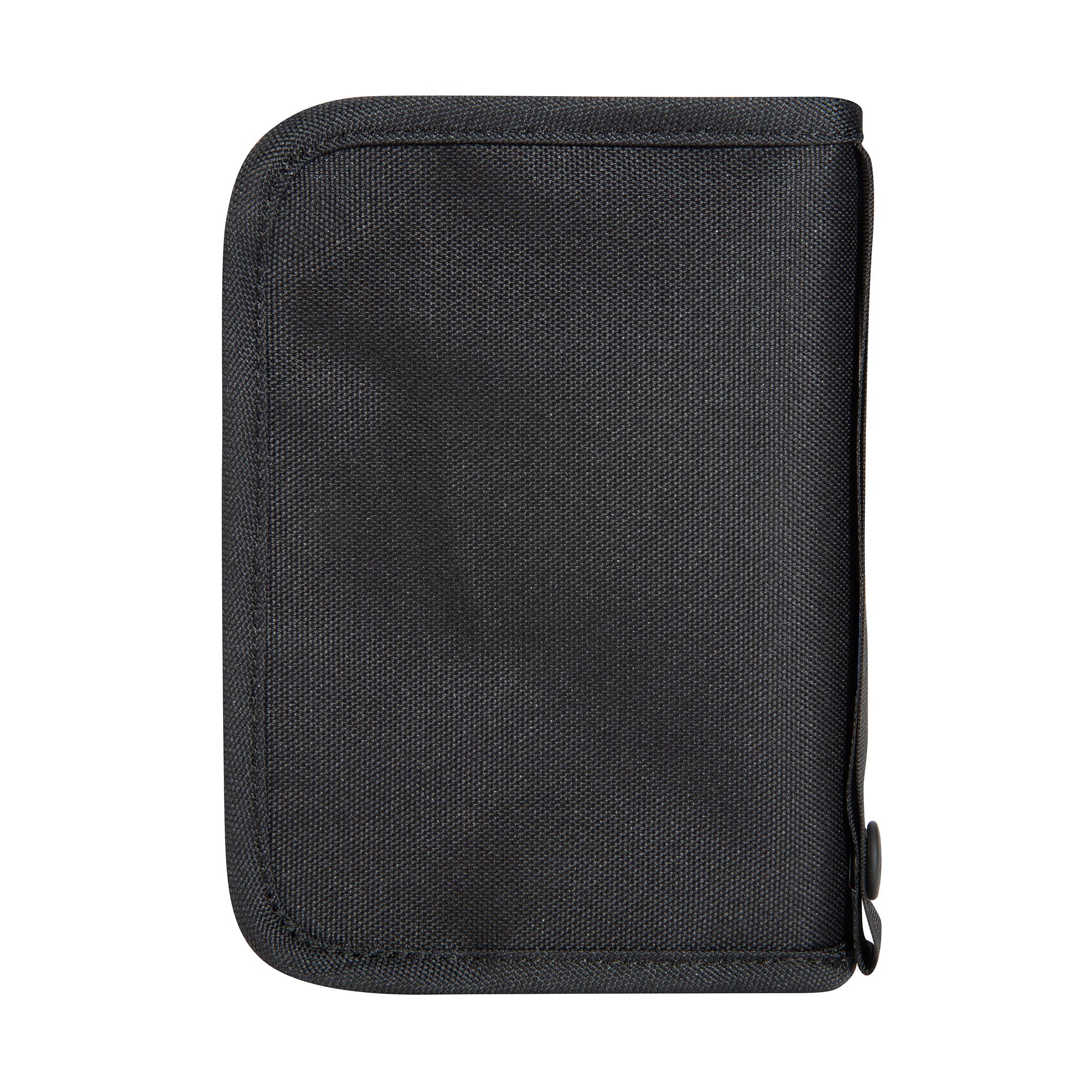 Tatonka Travel Zip M RFID Block - Reisebörse/Reisepasshülle RFID-Blocker - Certyfikat TÜV - Bietet Platz für Reisepass, Kreditkarten und Reisedokumente, Czarny, 17 x 12 x 3 cm, Portfel z blokadą RFID