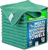 Vista 11 de Toalla Buff Pro de Microfibra de Superficie Múltiple - Paquete de 12 unidades - Paños de limpieza premium - Limpia, quita el polvo, pule, absorbe