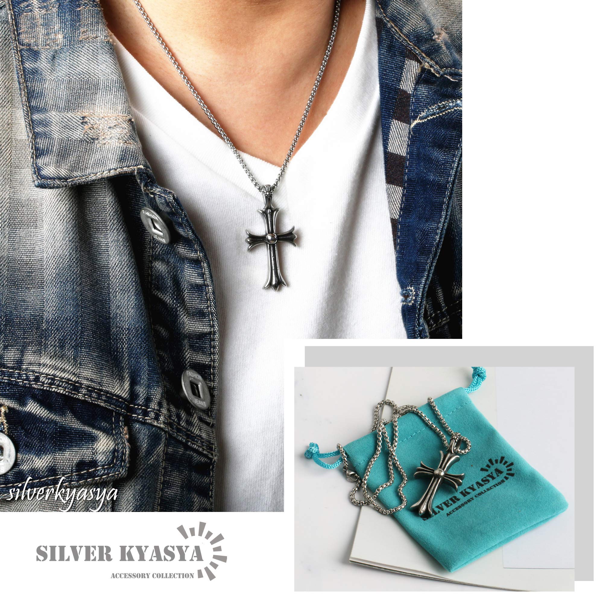 silverkyasya ネックレス Amazon.co.jp: silver KYASYA: ステンレスネックレス・ペンダント
