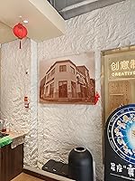 Vista 2 de Pared de piedra sintética Paneles de pared 3D Pared de roca dividida de simulación Revestimiento fino Carillas de piedra real