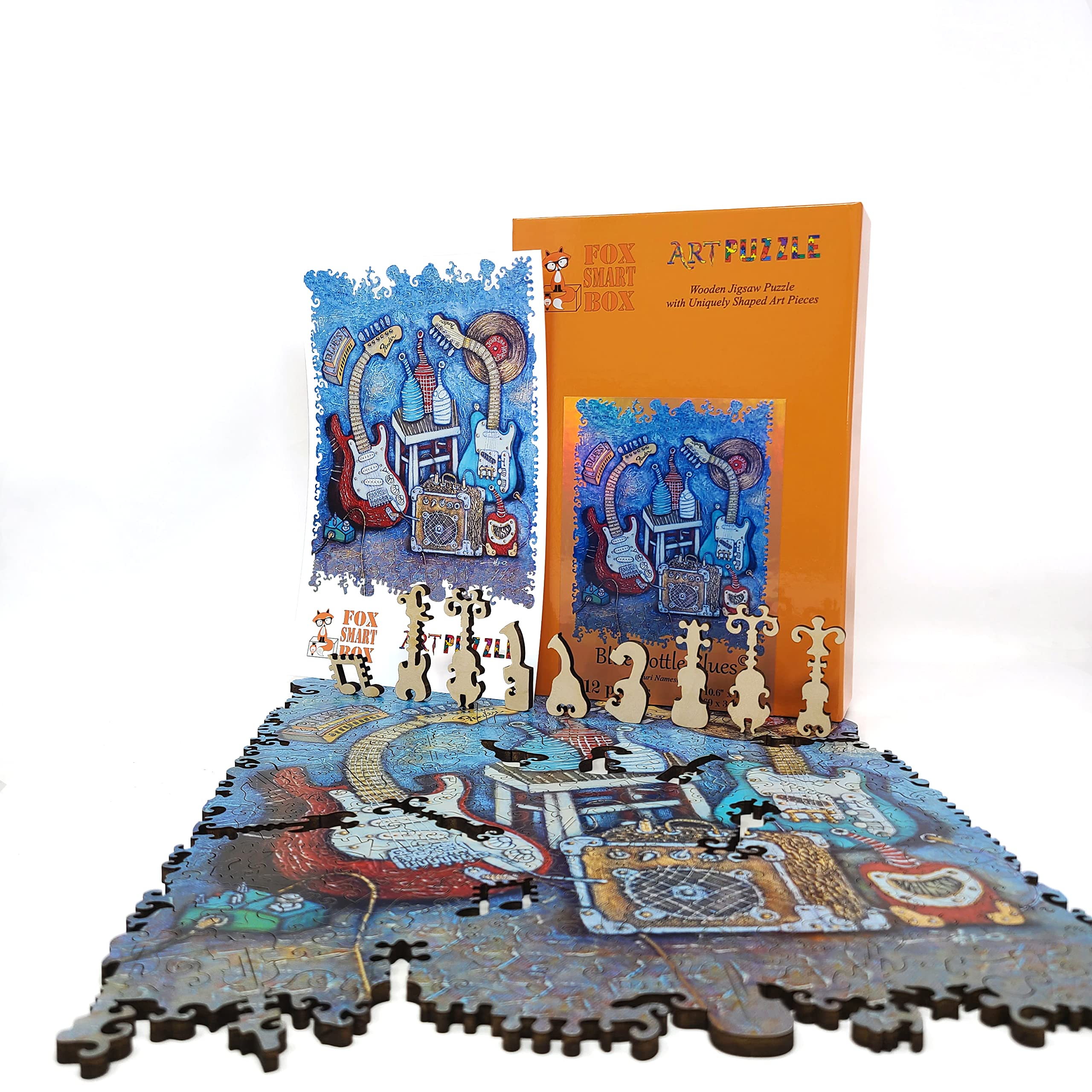 Amazon.com: Wooden Jigsaw Puzzle for Adults - Uniquely Shaped