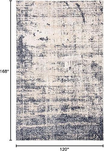 Miniatura 181 de SAFAVIEH Adirondack Collection Tapete de área XL, 12 x 15 pies, color crema y dorado, diseño abstracto moderno, no desprende pelusa y de fácil