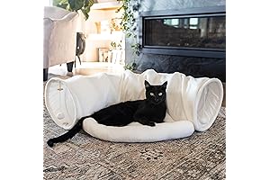 Majestic White Cat Tunnel: A Purrfect Oasis for Your Feline Friends