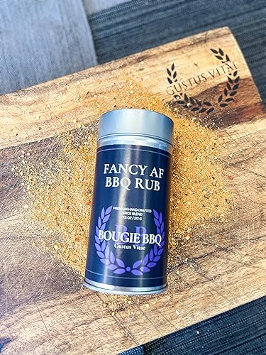 Miniatura 3 de Fancy AF BBQ Rub | Condimento gourmet | Mezcla de especias artesanales | 7.5 oz (212 g) | Todo natural | Sin OMG | Lote pequeño | Sin MSG o