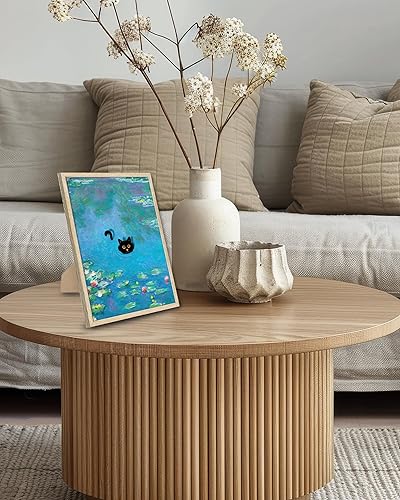 Miniatura 10 de Marco de fotos de madera de roble de 12 x 16 pulgadas, marco minimalista de 12 x 16 pulgadas, marco de fotos de madera maciza natural para fotos e