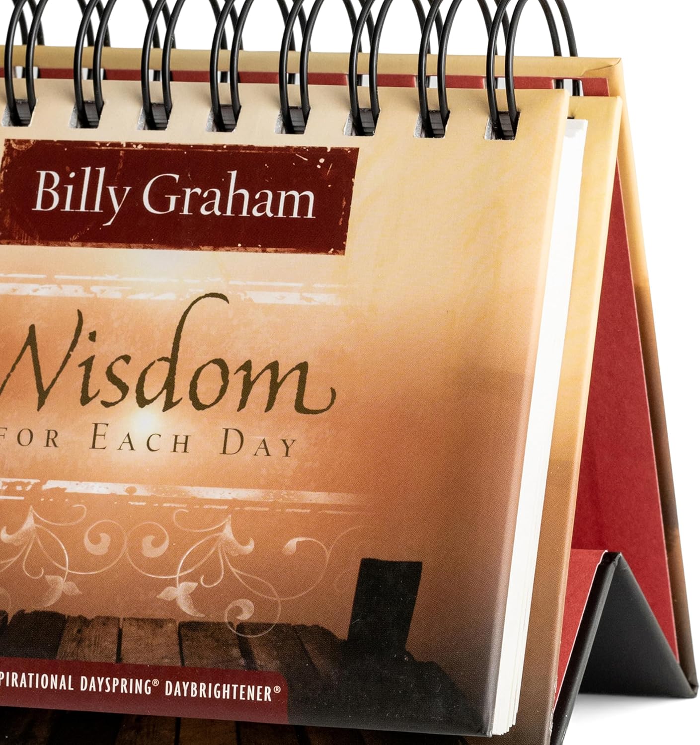 DaySpring 365-Day Perpetual Calendar (Wisdom for Each Day, Billy Graham) Religious Gift, Inspirational Desktop Accessory