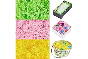 JOYIN 12 Oz Easter Plastic Fake Grass in 3 Colors