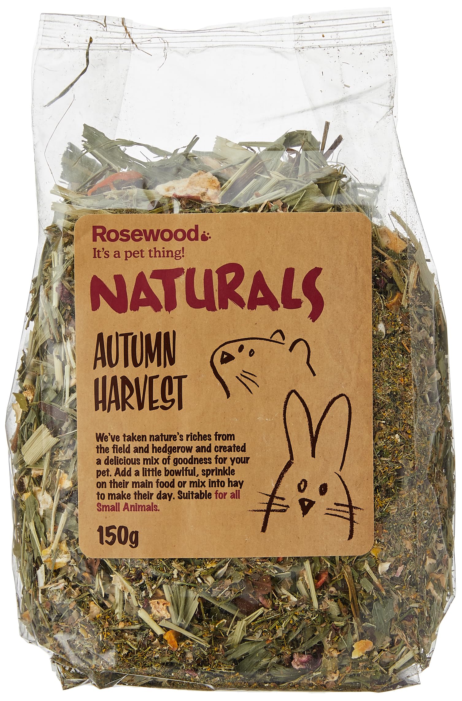 Rosewood Naturals Autumn Harvest, Rabbit Treats & Small Animal Treats