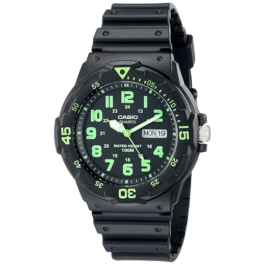 Casio MRW200H Series | Unisex Analog Watch | 100M WR | Stainless Steel Case | Resin Band | 2 Hand Analog (HR, Min, SEC) | Date Display | Screw Down Crown/Screw Down Caseback | 3 Year Battery
