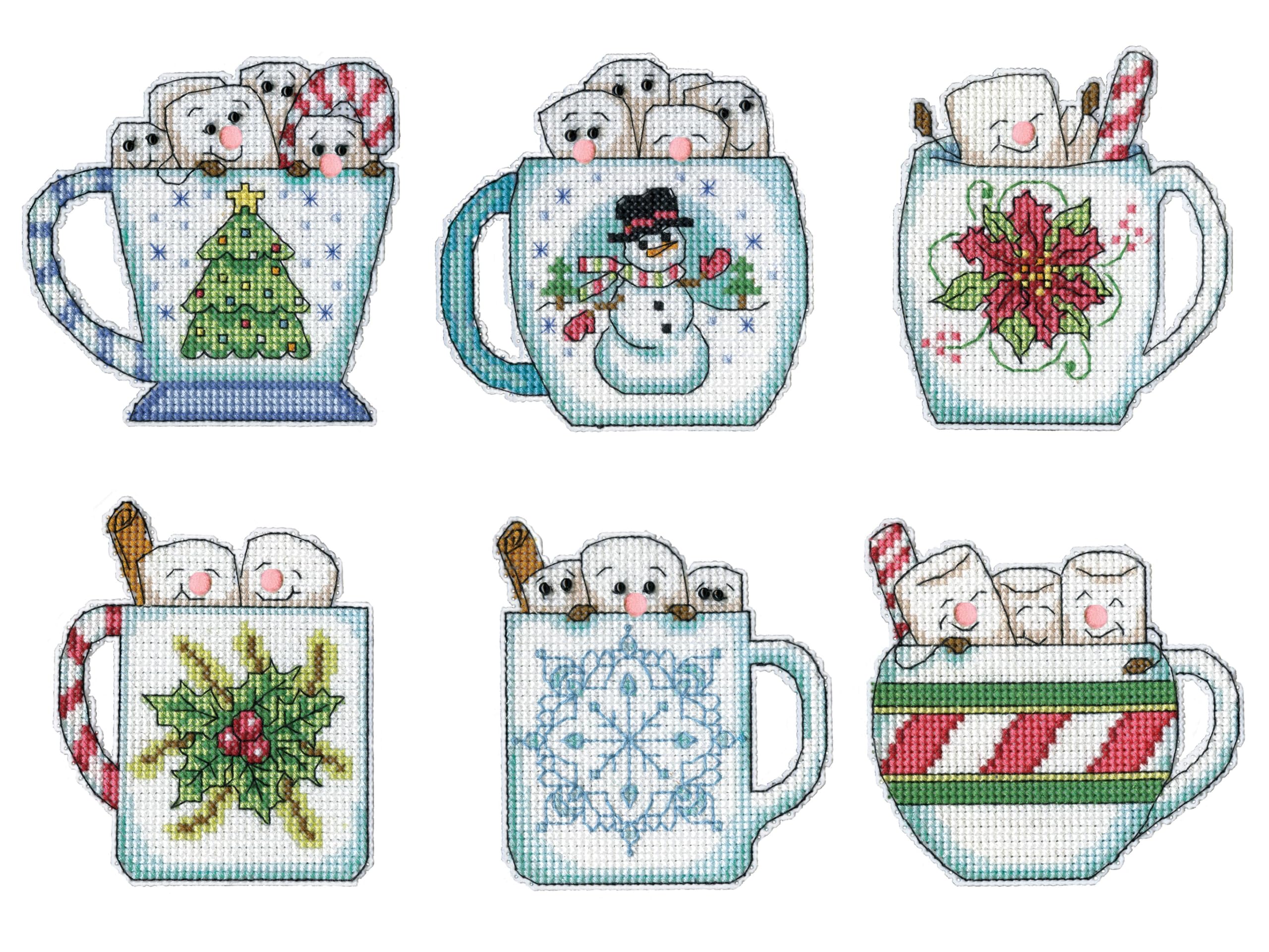 Design Works Crafts Inc. Holiday Mugs Counted Cross Stitch