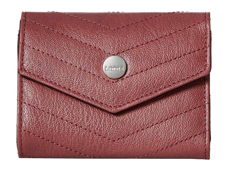 

Lodis Accessories Carmel Mason French Purse (Rosewood) Wallet Handbags, Red