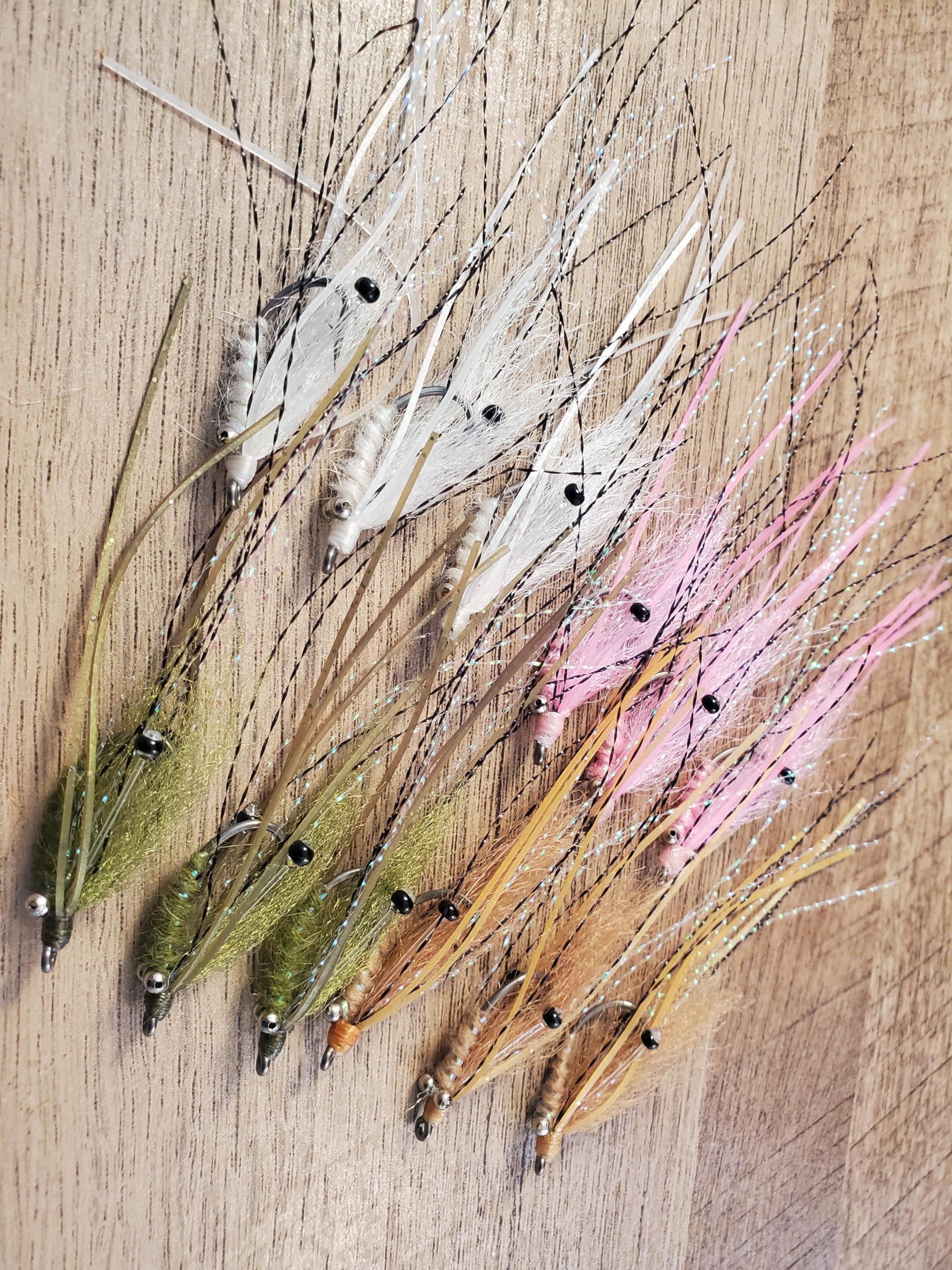 Ghost Shrimp Fly Selection for Bonefish, Permit