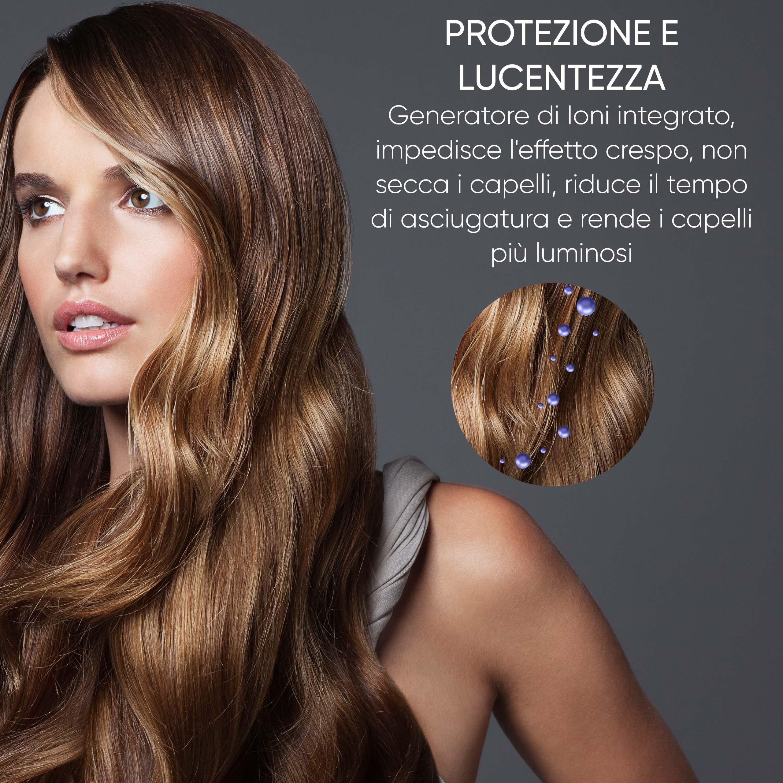 Severin Asciugacapelli Ionico Professionale con Diffusore e Concentratore Magnetici, Motore BLDC Potente e Silenzioso, Tecnologia a Ioni Anticrespo, 2.000 W, Antracite, HT 0171