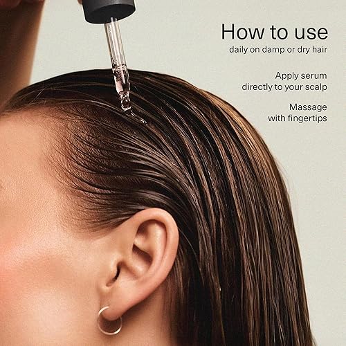 Miniatura 7 de Bloom - Suero capilar con péptido de cobre clínicamente probado para el crecimiento del cabello, multipéptidos avanzados no grasos y ligeros para