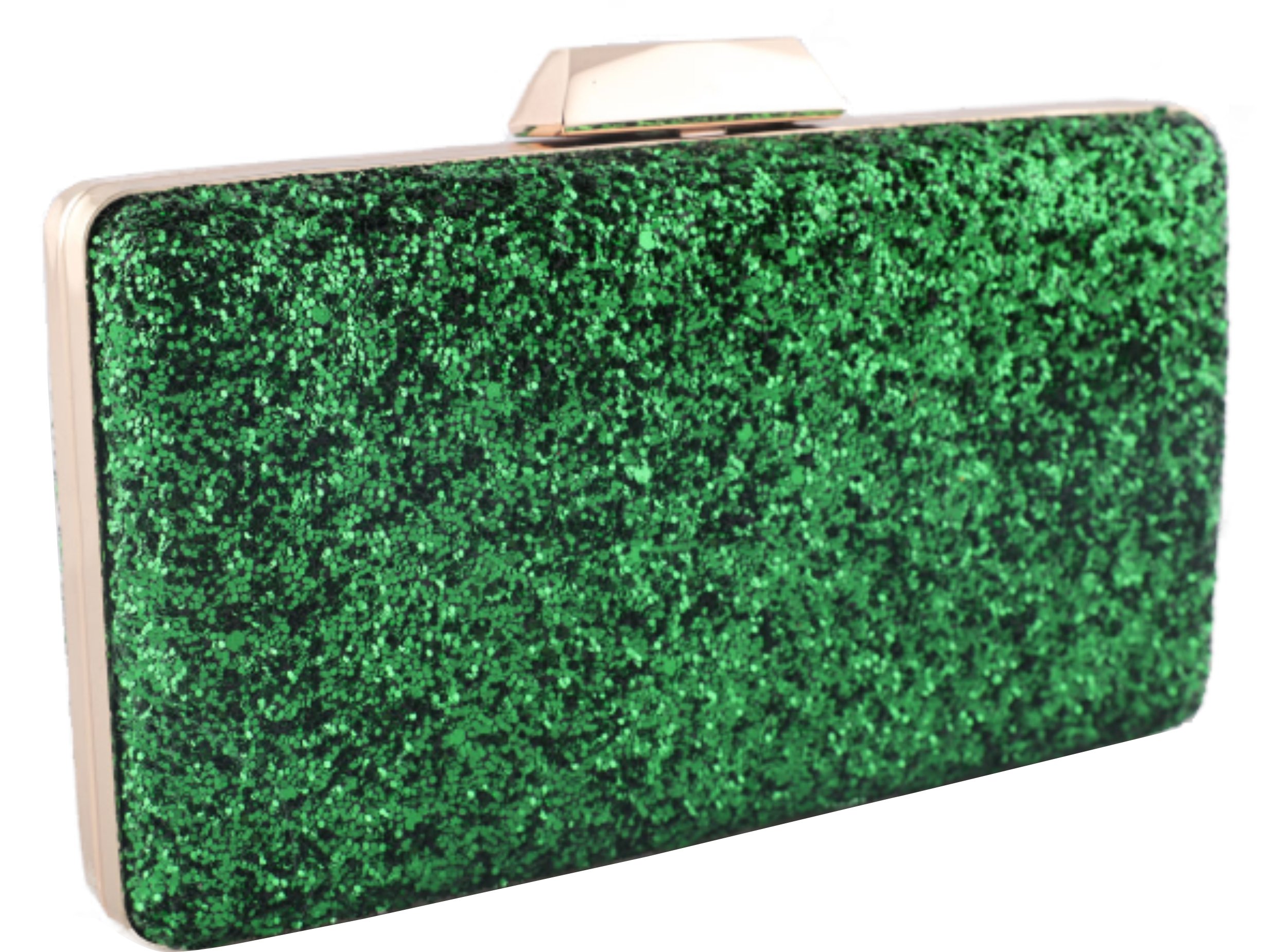 Vitanatur Mis Bolsos Online bolso clutch de fiesta purpurinas verde, Multicolor