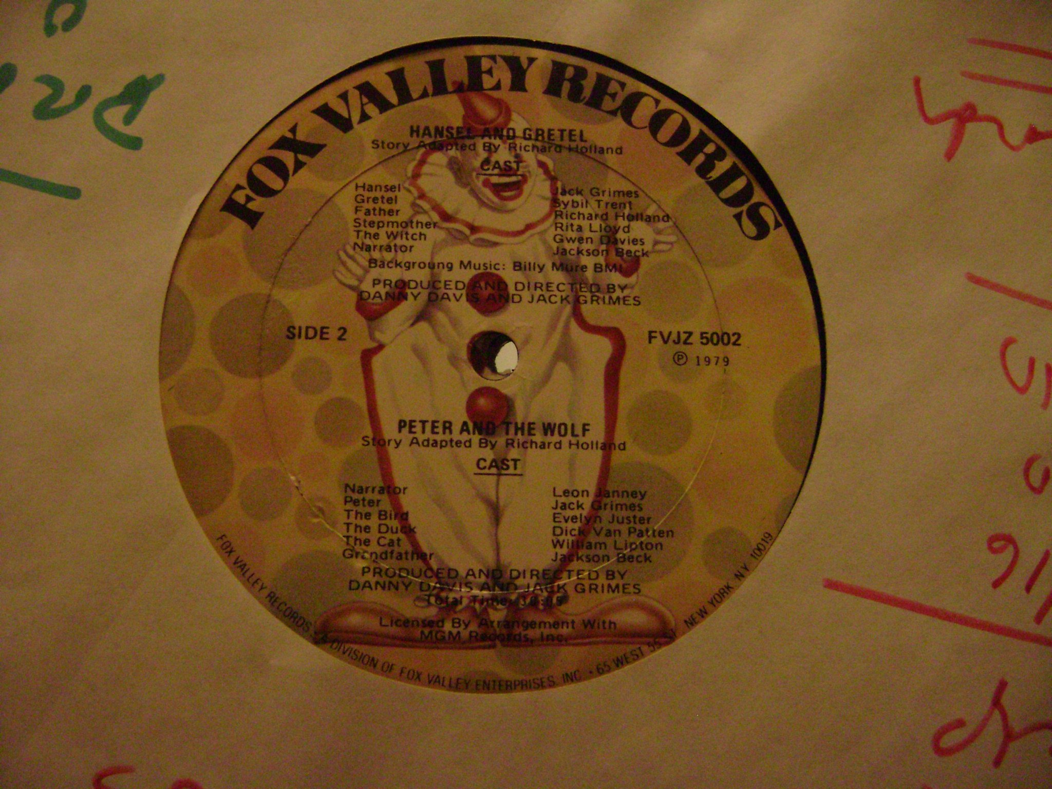 Original 4 LP Set Of Childrens' Classics, Private Press-Original Cast Recordings