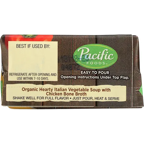 PACIFIC FOODS Organic Hearty Italian Vegetable Soup, 17 Ounce 5