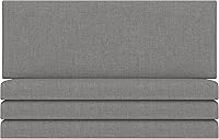 Vista 60 de Jaxx Panelist - Cabecero acolchado moderno, juego de 4 paneles para montar en la pared (cada uno de 11.25 x 38 pulgadas), tamaño King