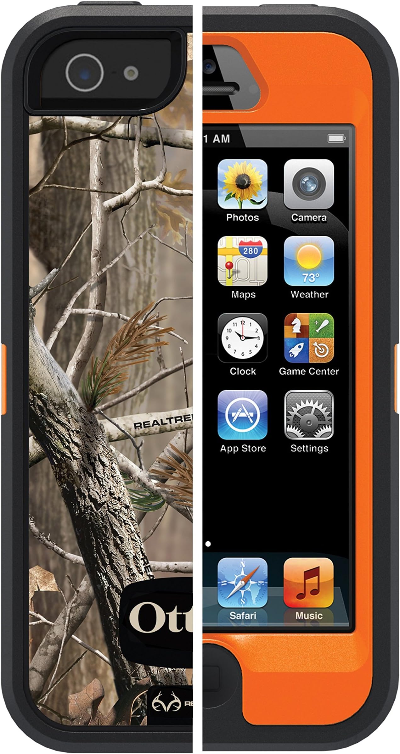 Otterbox Defender Replacement Case - Blazed - for iPhone 5 NO Clip [Non-Retail Packaging]