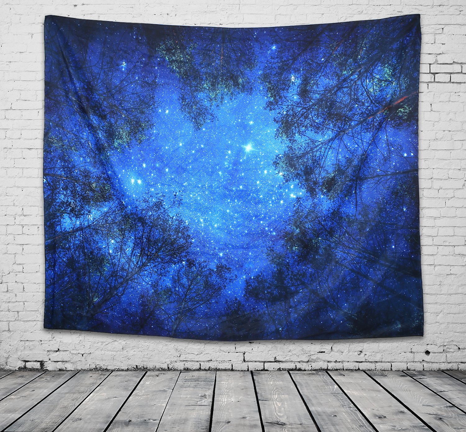 Lvtree Tapestry Wall Hanging, Wall Tapestry Blanket Psychedelic 3D Printing with Art Nature Home Decorations for Living Room Bedroom Dorm 79 x 59 inch (200 x 150 cm), Starry Sky