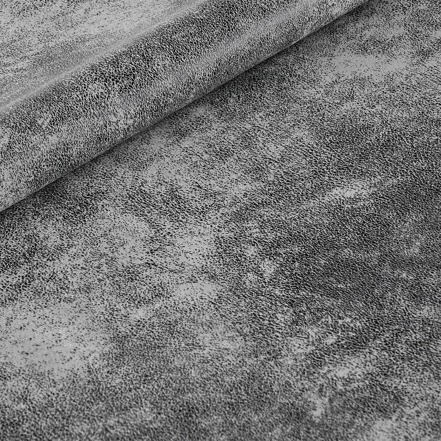 B&D home Banc Juna, Banc de Salle à Manger 140cm rembourré avec Dossier Structure métallique pour Salle à Manger, Couloir, vestiaire, Design Industriel Moderne, Aspect Daim Gris, 11310-140-GRAU