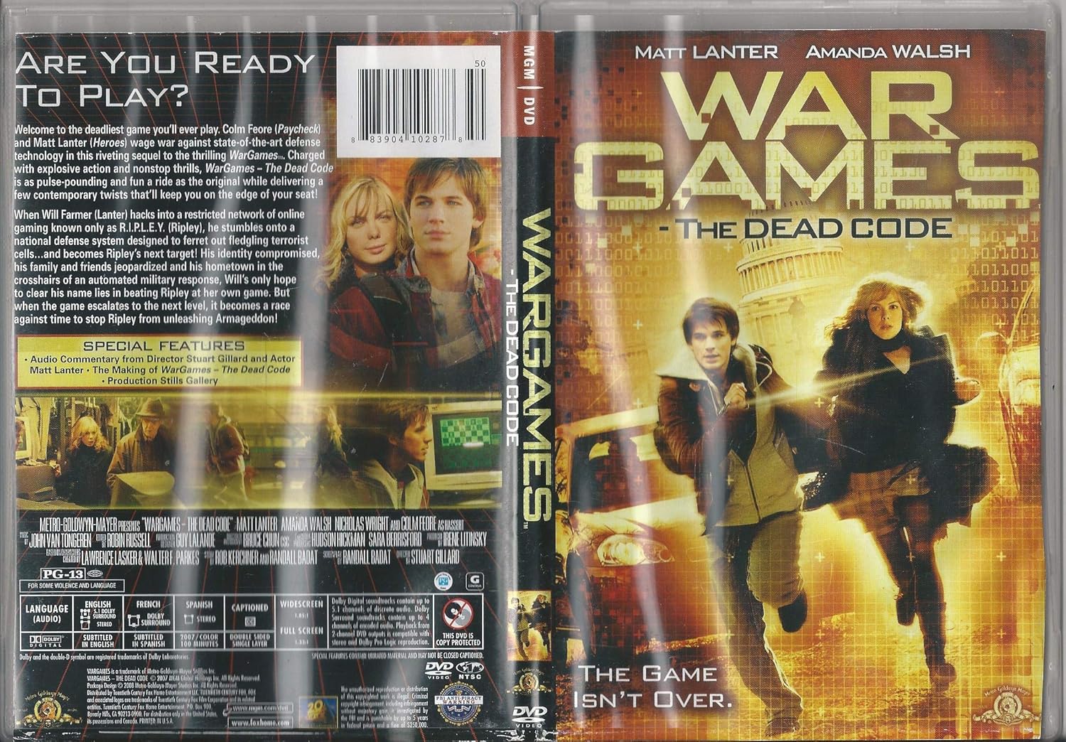 Amazon.co.jp WarGames The Dead Code DVD