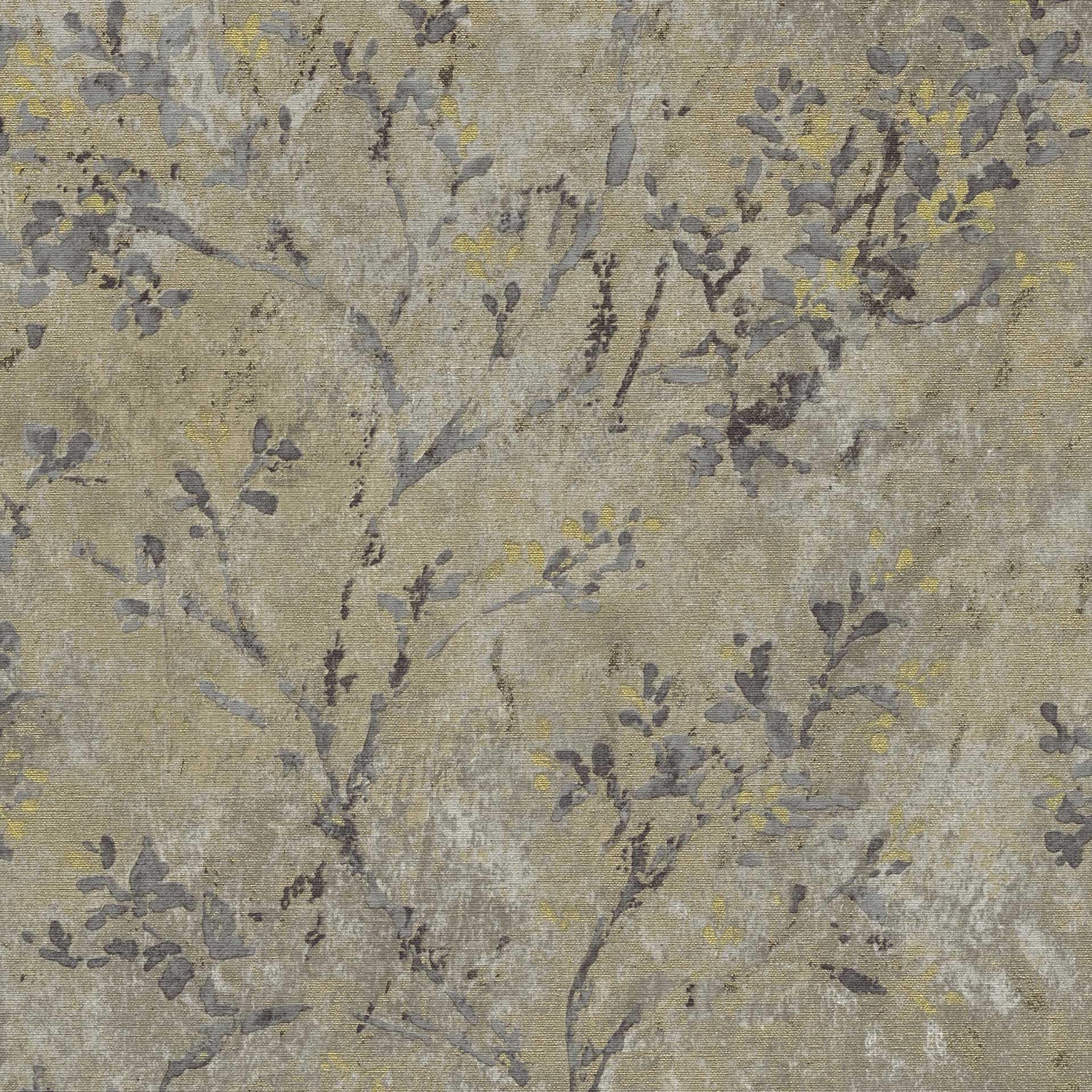 Livingwalls Non-Woven Wallpaper with Botanical Design in Brown, Cream, Gold - 10,05 x 0,53 m Floral Wallpaper - 396501 - Image 2